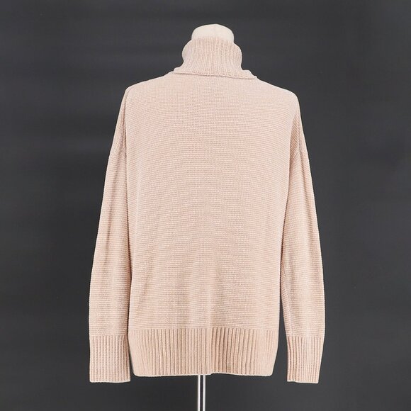 LAFAYETTE 148 Chunky Roll Neck Textured Knit Oversized Sweater Size S - Picture 4 of 6